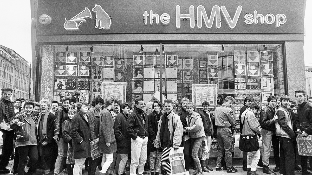 Depeche Mode opening an HMV store in Nottingham in 1986