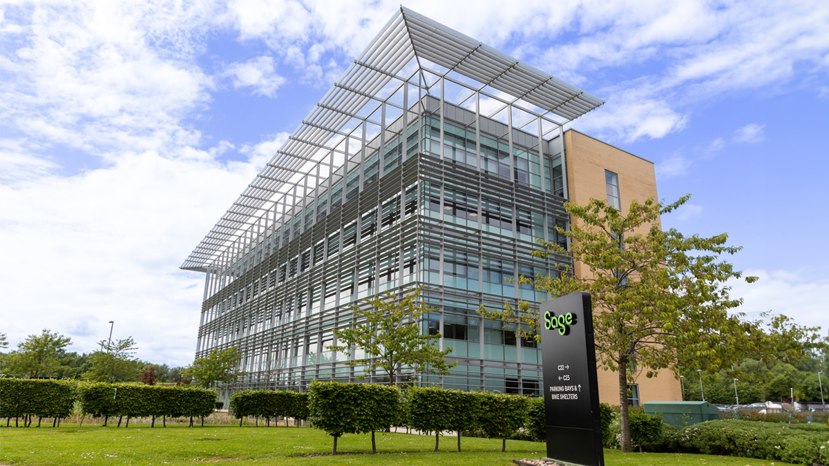 Sage's building in Newcastle