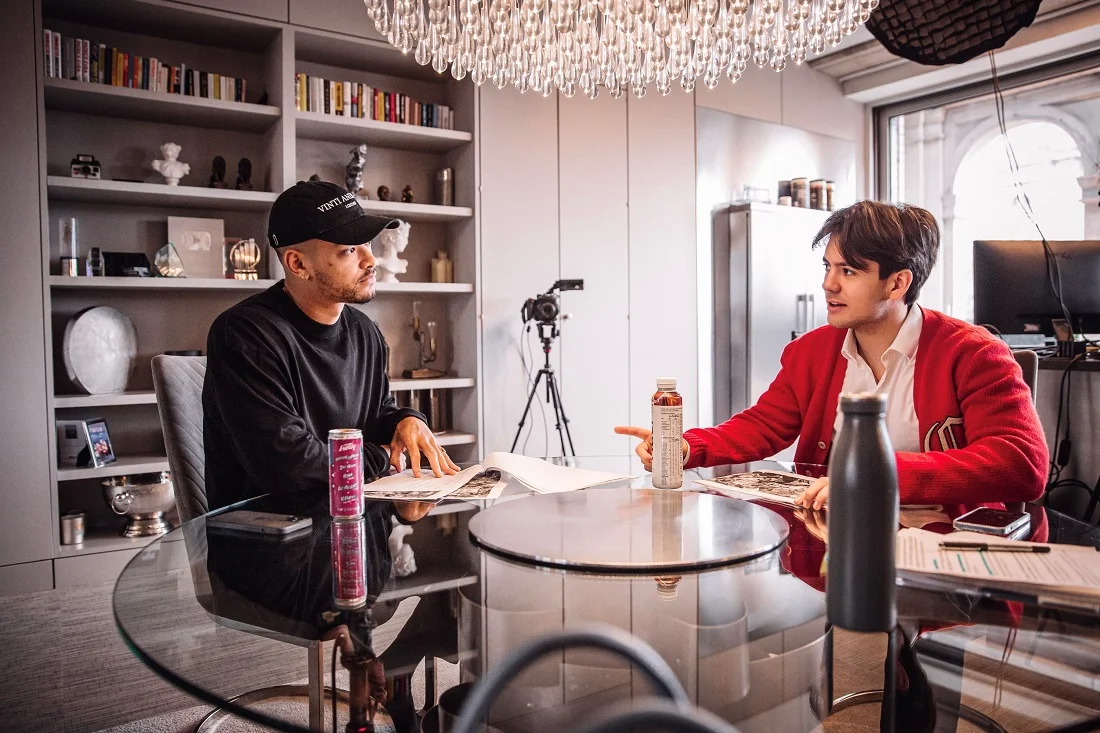 Steven Bartlett mentors 16-year old Jenk Oz after competition win