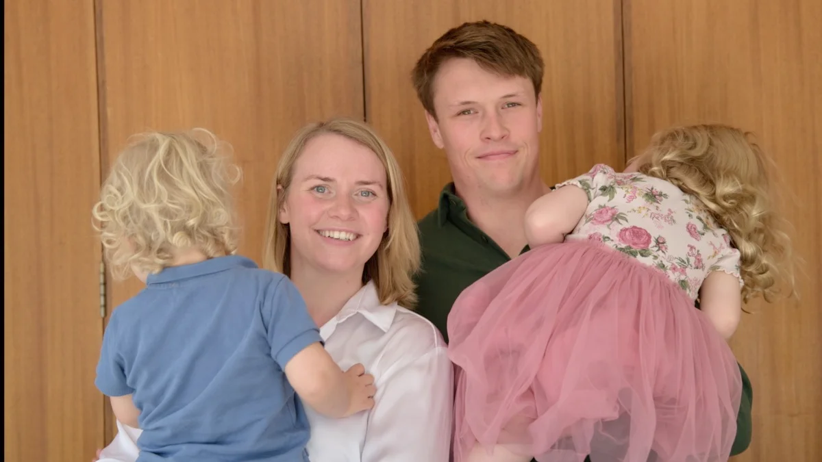 Steph Hind and her husband have two toddlers